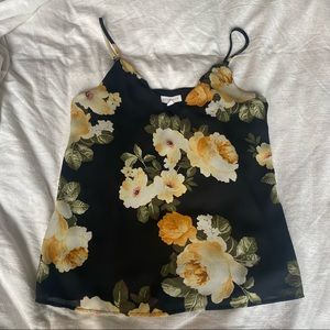 Floral camisole tank